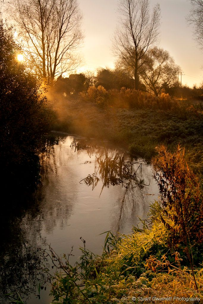 Frosty Dawn on River Hiz