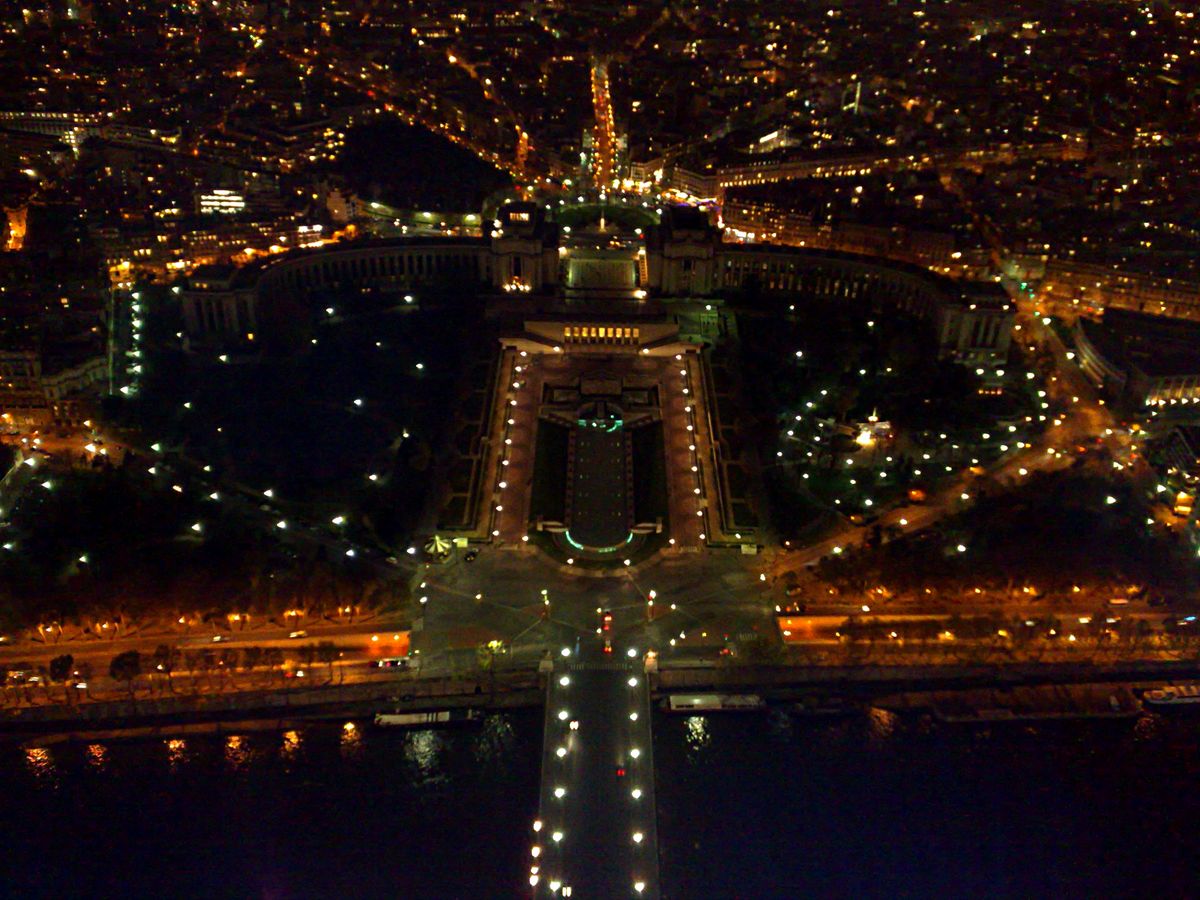 Vista nocturna desde La Torre Eiffel