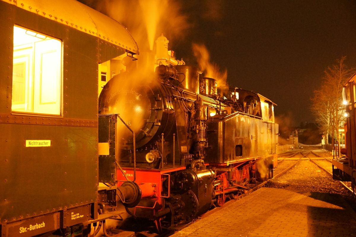 Losheim am See Saarland Deutschland ... hier Museums-Eisenbahn